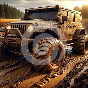167 41. Mud Slinger - A vehicle designed for off-road driving i photo